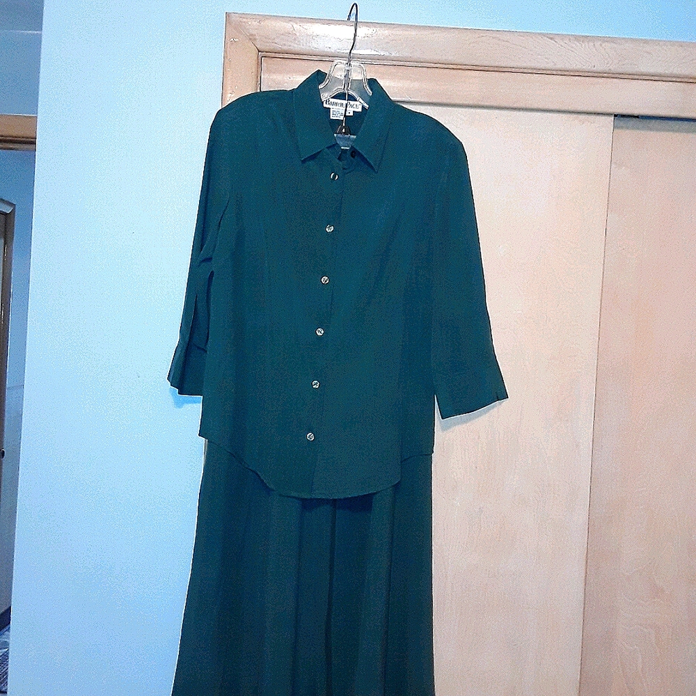 Barry Pace silk dress (skirt and blouse)